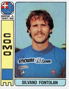 Figurina Silvano Fontolan - Calciatori 1981-1982 - Panini