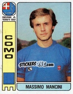 Sticker Massimo Mancini - Calciatori 1981-1982 n. 121 - Panini