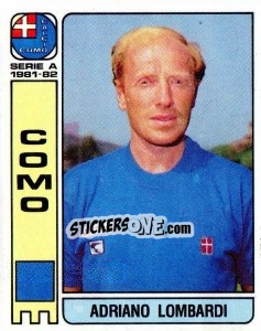 Sticker Adriano Lombardi - Calciatori 1981-1982 n. 122 - Panini