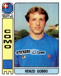 Sticker Renzo Gobbo - Calciatori 1981-1982 - Panini