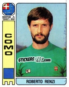 Cromo Roberto Renzi - Calciatori 1981-1982 - Panini