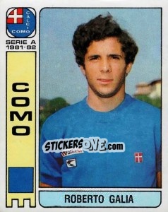 Cromo Roberto Galia - Calciatori 1981-1982 - Panini