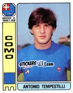Sticker Antonio Tempestilli - Calciatori 1981-1982 n. 132 - Panini