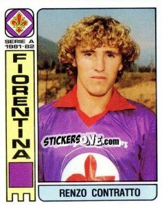 Sticker Renzo Contratto - Calciatori 1981-1982 n. 137 - Panini