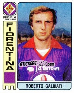 Figurina Roberto Galbiati - Calciatori 1981-1982 - Panini