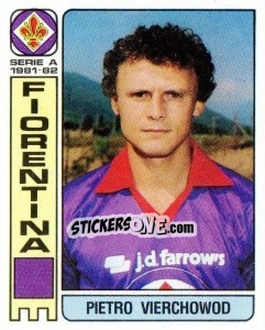 Sticker Pietro Vierchowod - Calciatori 1981-1982 n. 139 - Panini
