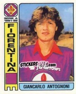 Sticker Giancarlo Antognoni - Calciatori 1981-1982 n. 142 - Panini