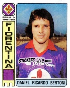 Sticker Daniel Ricardo Bertoni - Calciatori 1981-1982 n. 145 - Panini
