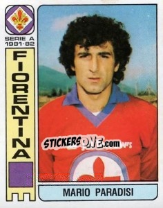 Sticker Mario Paradisi - Calciatori 1981-1982 - Panini