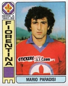 Sticker Mario Paradisi - Calciatori 1981-1982 n. 148 - Panini