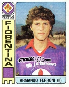 Cromo Armando Ferroni - Calciatori 1981-1982 - Panini