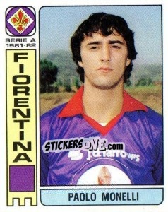 Sticker Paolo Monelli - Calciatori 1981-1982 - Panini