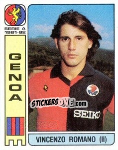 Figurina Vincenzo Romano - Calciatori 1981-1982 - Panini