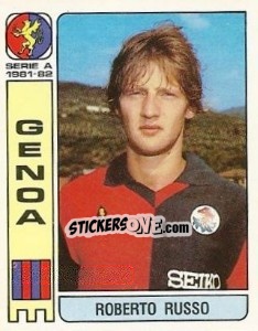 Sticker Roberto Russo - Calciatori 1981-1982 n. 165 - Panini