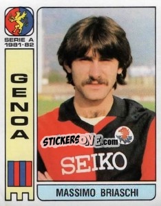 Sticker Massimo Briaschi - Calciatori 1981-1982 n. 171 - Panini