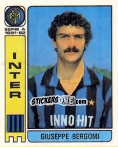 Sticker Giuseppe Bergomi - Calciatori 1981-1982 n. 174 - Panini