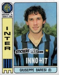 Sticker Giuseppe Baresi - Calciatori 1981-1982 n. 175 - Panini