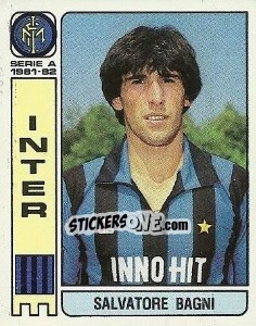 Sticker Salvatore Bagni - Calciatori 1981-1982 n. 183 - Panini