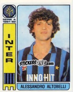 Sticker Alessandro Altobelli - Calciatori 1981-1982 n. 184 - Panini