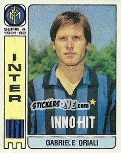 Sticker Gabriele Oriali - Calciatori 1981-1982 n. 185 - Panini