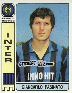 Sticker Giancarlo Pasinato - Calciatori 1981-1982 - Panini