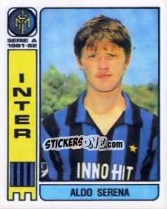 Sticker Aldo Serena - Calciatori 1981-1982 n. 190 - Panini