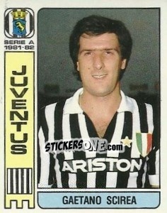 Sticker Gaetano Scirea - Calciatori 1981-1982 n. 195 - Panini