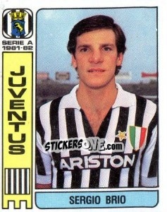 Sticker Sergio Brio - Calciatori 1981-1982 n. 196 - Panini