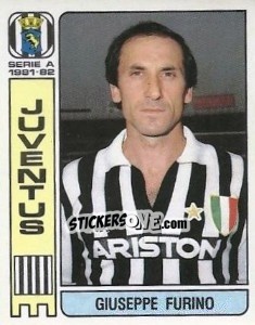 Sticker Giuseppe Furino - Calciatori 1981-1982 n. 197 - Panini