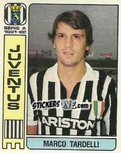 Sticker Marco Tardelli - Calciatori 1981-1982 n. 198 - Panini
