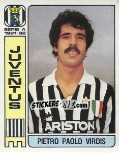 Sticker Pietro Paolo Virdis - Calciatori 1981-1982 n. 204 - Panini