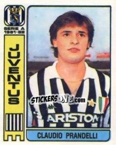 Sticker Claudio Prandelli - Calciatori 1981-1982 n. 206 - Panini