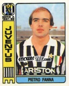 Sticker Pietro Fanna - Calciatori 1981-1982 n. 208 - Panini