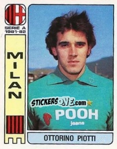 Cromo Ottorino Piotti - Calciatori 1981-1982 - Panini