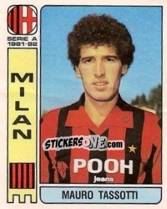 Sticker Mauro Tassotti - Calciatori 1981-1982 - Panini