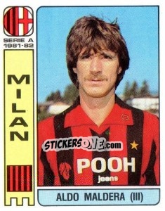 Sticker Aldo Maldera - Calciatori 1981-1982 n. 213 - Panini