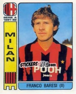 Sticker Franco Baresi - Calciatori 1981-1982 n. 214 - Panini