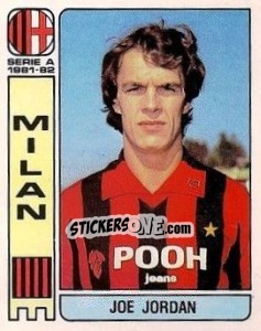 Cromo Joe Jordan - Calciatori 1981-1982 - Panini