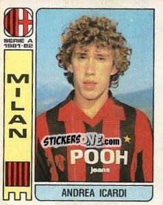 Sticker Andrea Icardi - Calciatori 1981-1982 - Panini