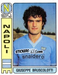 Sticker Giuseppe Bruscolotti - Calciatori 1981-1982 n. 231 - Panini