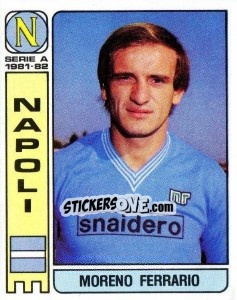 Cromo Moreno Ferrario - Calciatori 1981-1982 - Panini