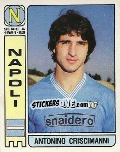 Cromo Antonino Criscimanni - Calciatori 1981-1982 - Panini