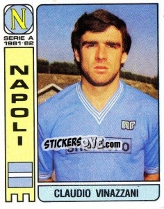 Figurina Claudio Vinazzani - Calciatori 1981-1982 - Panini