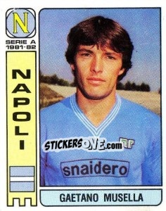 Cromo Gaetano Musella - Calciatori 1981-1982 - Panini