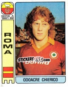 Sticker Odoacre Chierico - Calciatori 1981-1982 n. 259 - Panini