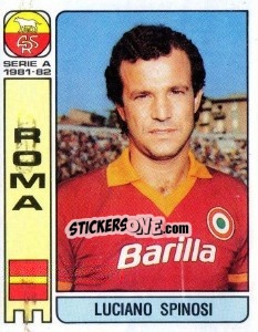 Sticker Luciano Spinosi - Calciatori 1981-1982 - Panini