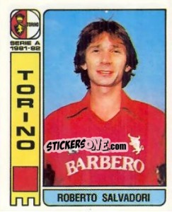 Sticker Roberto Salvadori - Calciatori 1981-1982 - Panini