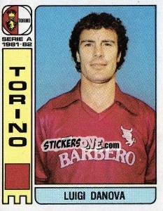 Sticker Luigi Danova - Calciatori 1981-1982 - Panini
