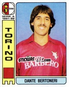 Sticker Dante Bertoneri - Calciatori 1981-1982 n. 278 - Panini