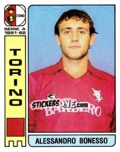 Sticker Alessandro Bonesso - Calciatori 1981-1982 n. 279 - Panini